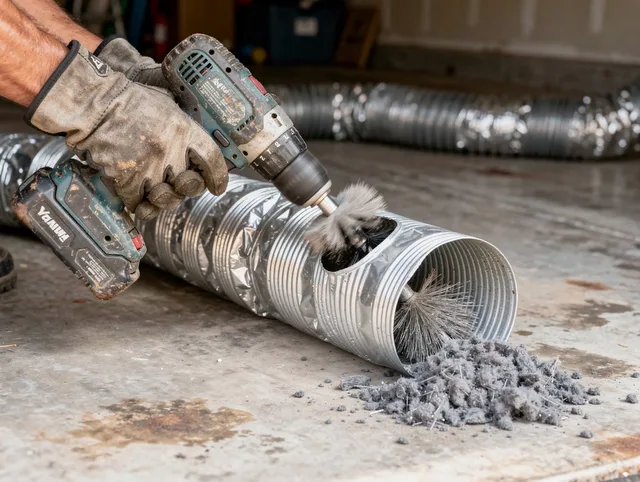 Professional duct cleaning by Ridgefield Dryer Vent Cleaning in Ridgefield