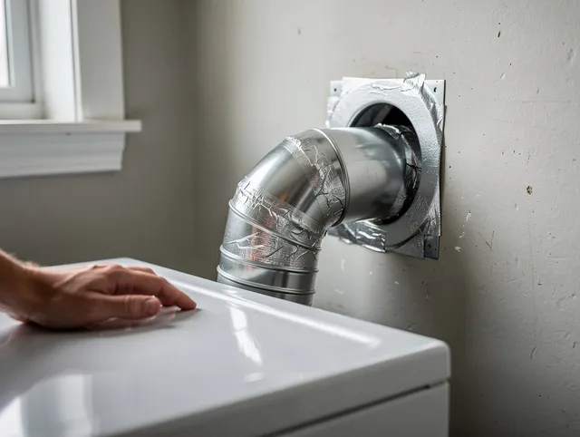 Ridgefield Dryer Vent Cleaning expert performing professional dryer vent repair and installation in Ridgefield